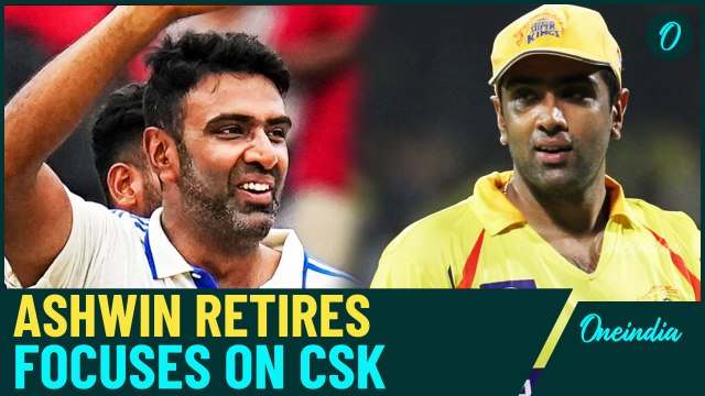 Ashwin Announces Retirement From International Cricket but Plans to Continue with CSK