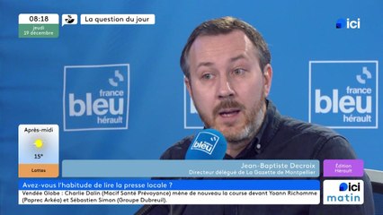 Jean-Baptiste Decroix, directeur du groupe la Gazette
