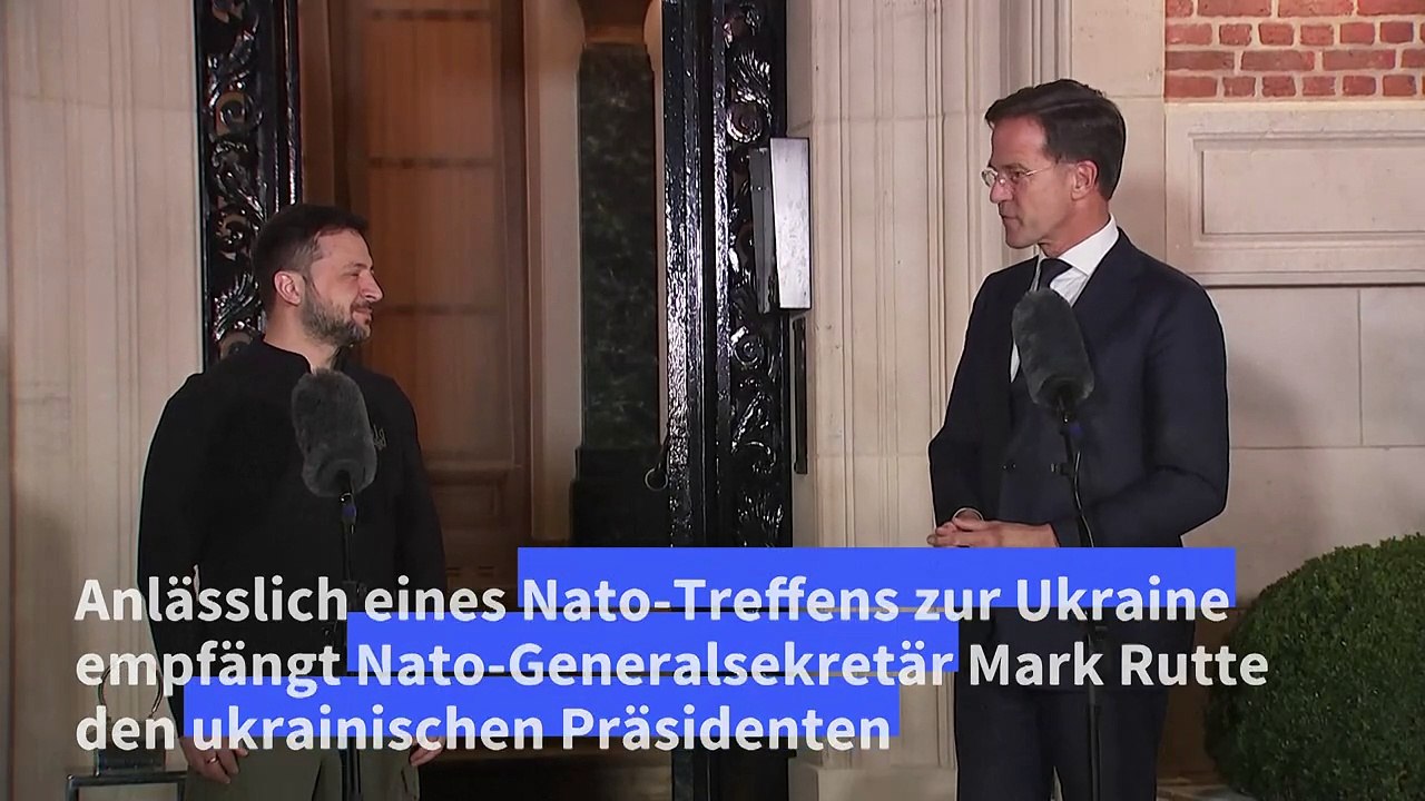 Selenskyj fordert erneut 'Sicherheitsgarantien' von Nato-Ländern