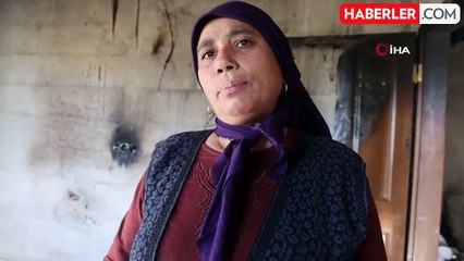 90 Yaşındaki Nine ve Kızı Yangında Facianın Eşiğinden Döndü