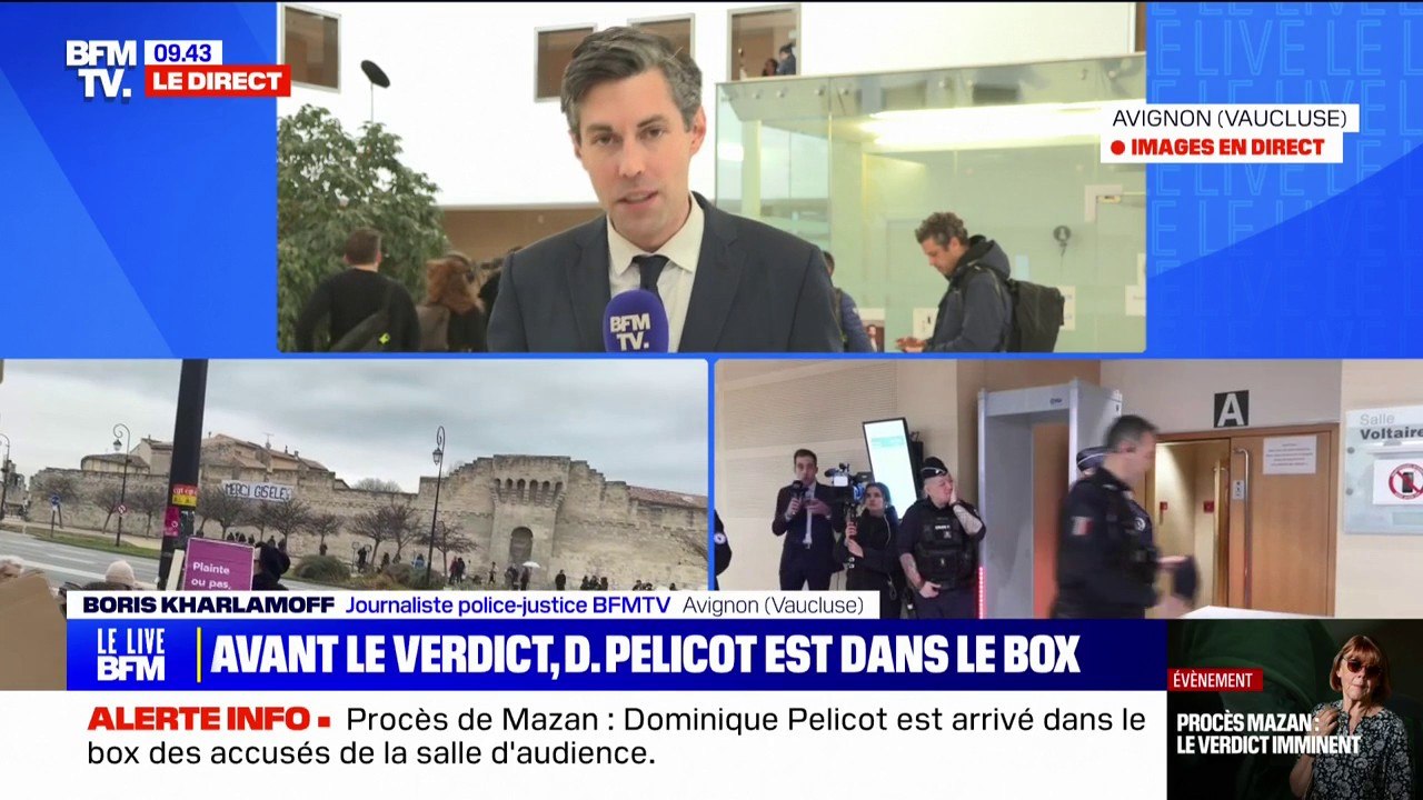 Procès Mazan: Dominique Pelicot est arrivé dans le box des accusés