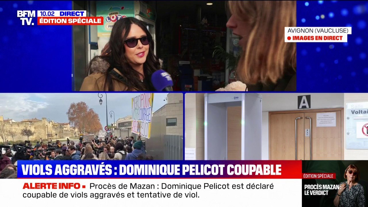 Procès Mazan: "Gisèle nous a beaucoup touché, par sa force, son courage", des commerçants d'Avignon en soutien pour Gisèle Pelicot