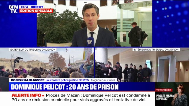 Procès Mazan: les réactions de la famille de Gisèle Pelicot lors de l'annonce des peines pour les accusés