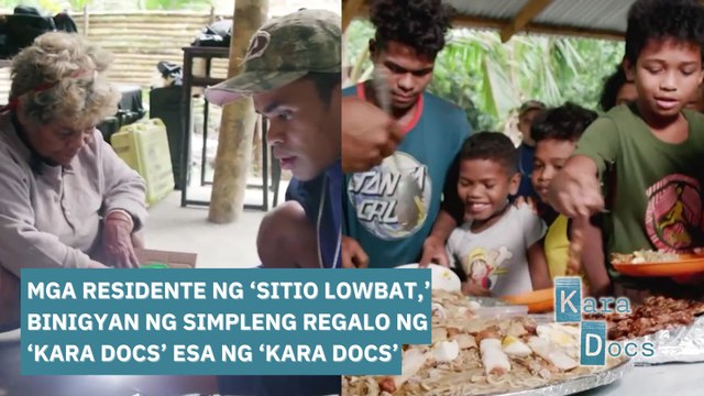 Mga residente ng ‘Sitio Lowbat,’ binigyan ng simpleng regalo ng ‘Kara Docs’ | Kara Docs