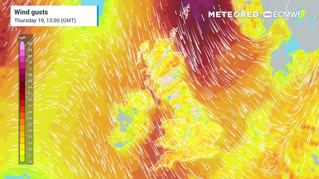 UK Weather: Blustery over the next few days with a threat of gales and possible disruption.