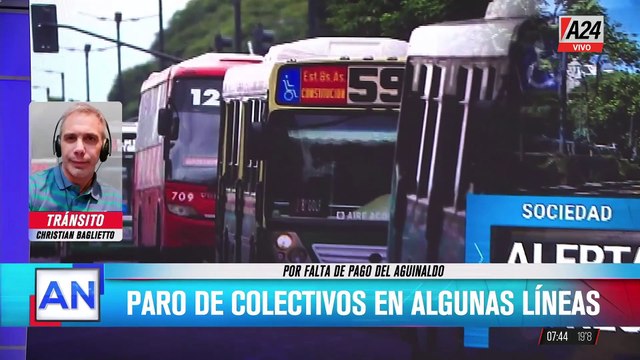 Alerta: paro de colectivos de algunas líneas