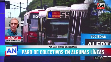 Alerta: paro de colectivos de algunas líneas