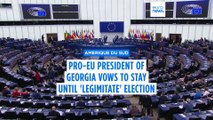 Georgian outgoing president calls for immediate EU support before it's too late