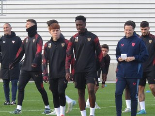 Entrenamiento del Sevilla del jueves 19 de diciembre