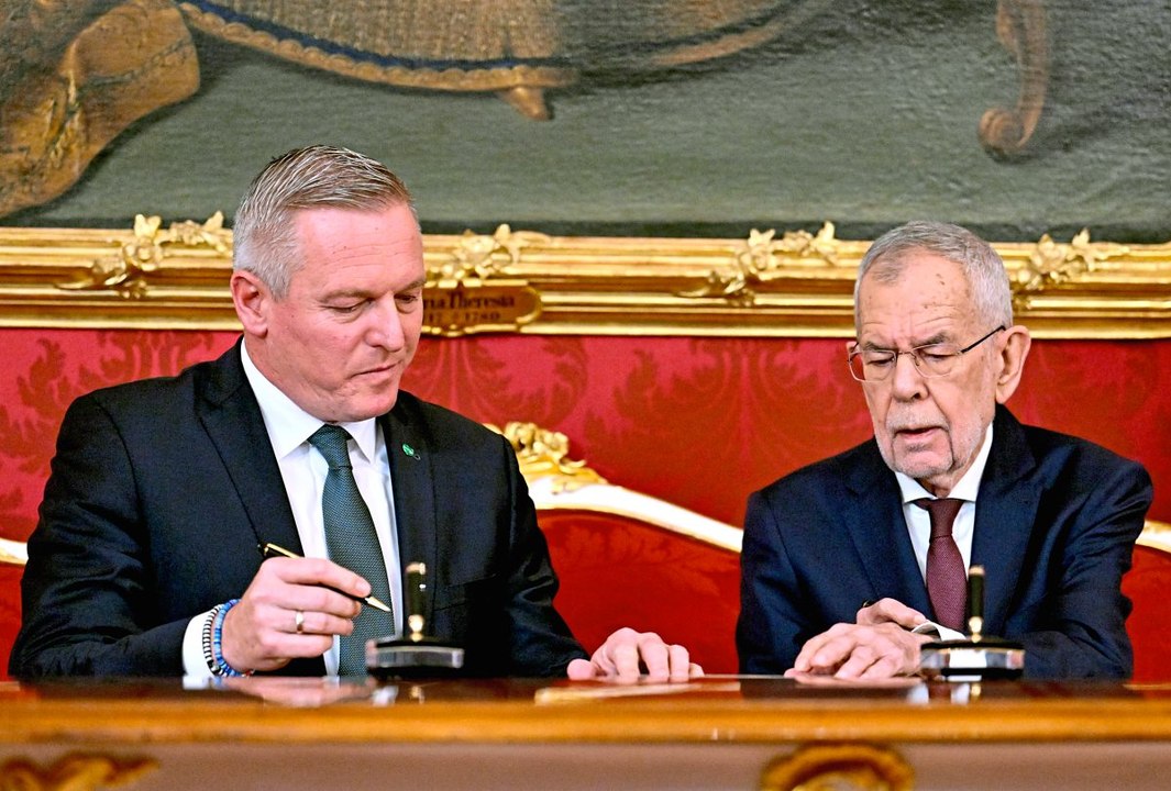 Kunasek von Van der Bellen als steirischer Landeshauptmann angelobt