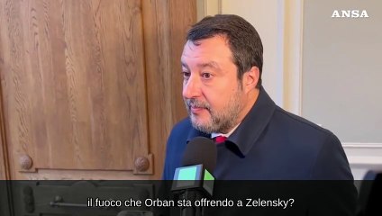 Salvini: "Piano di Orban coraggioso, presto missione in Usa"
