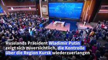 Putin: Russland wird Kontrolle über Grenzregion Kursk wiedererlangen