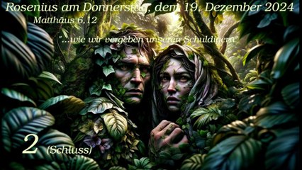 Rosenius am Donnerstag, dem 19. Dezember 2024 zu Matthäus 6,12