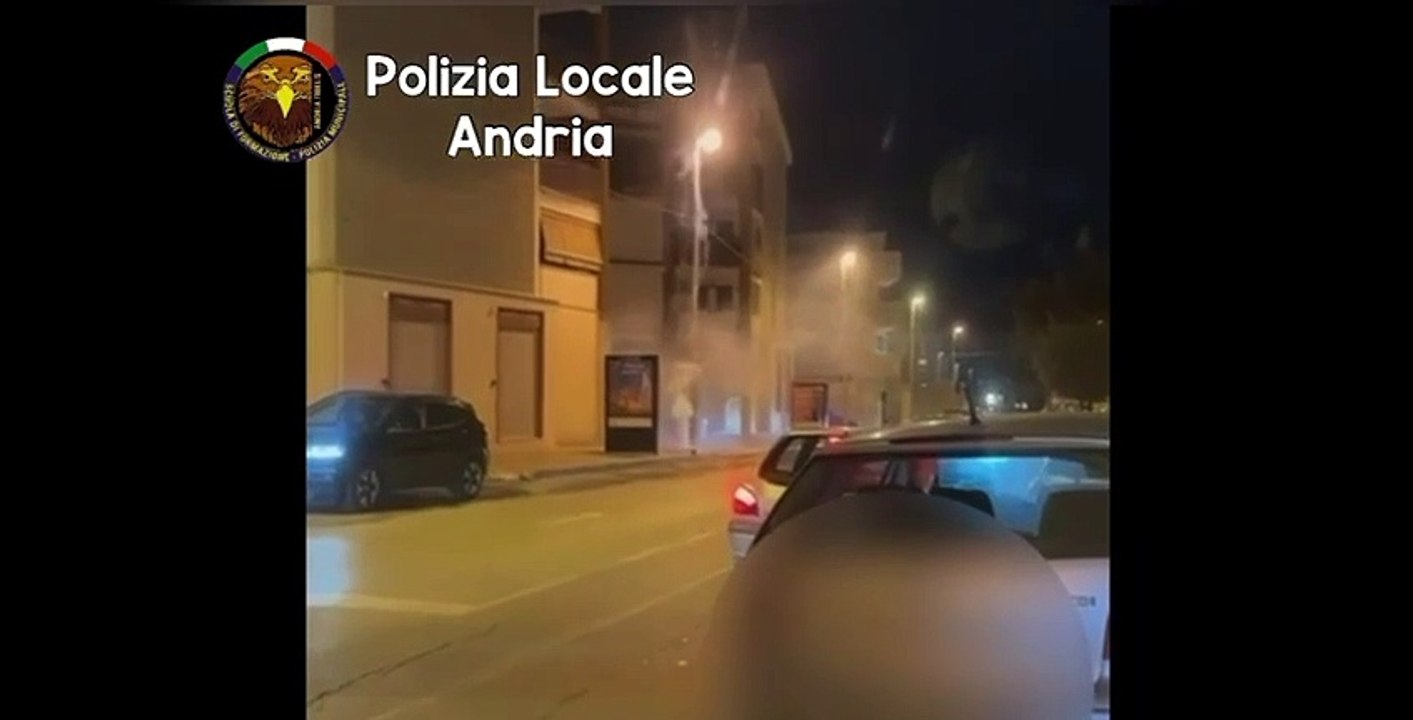 “Botti” ad Andria: identificato un altro responsabile, scatta sanzione dopo le esplosioni in via Bisceglie. La Polizia Locale diffonde il video