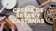 Receta: crema de setas y castañas