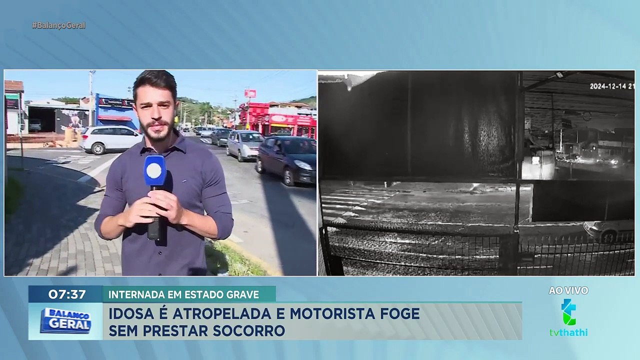 Idosa é atropelada na faixa de pedestres e motorista foge sem prestar socorro em Itupeva