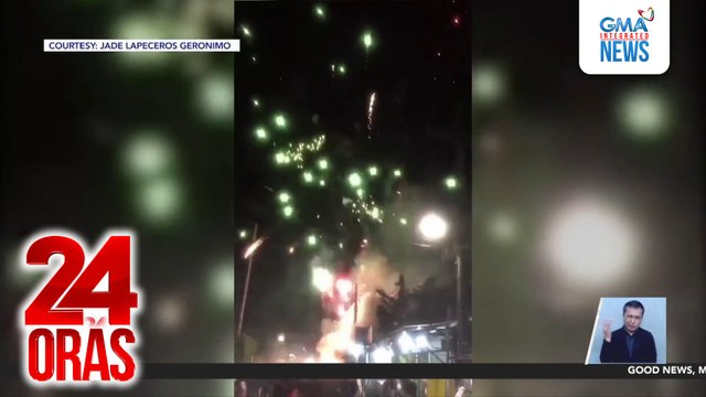 Mga tindang paputok sa Lapu-lapu City, halos sabay-sabay na sumabog | 24 Oras