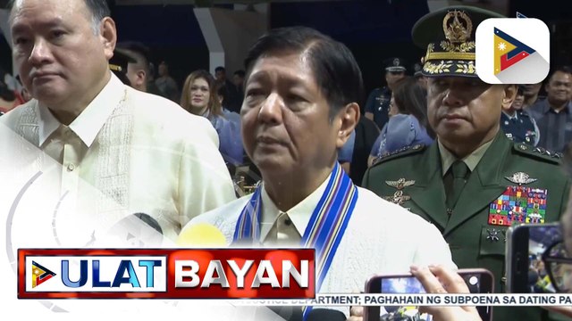 PBBM, ipinauubaya na sa DOJ ang posibleng pagsasampa ng kaso laban kay ex-Pres. Rodrigo Duterte at iba pa