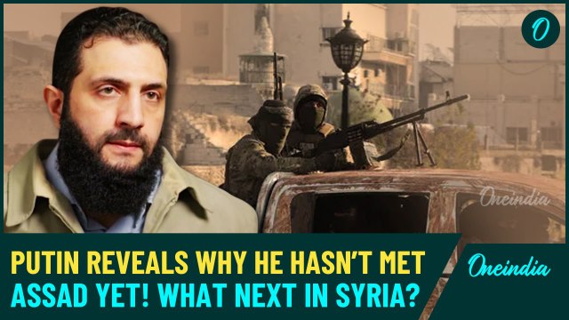 ‘Haven’t Met Assad, in Talks With Jolani’: Putin Reveals Russia’ Primary Goal in Syria | Watch