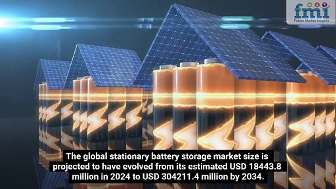 Stationary Battery Storage Market Outlook from 2024 to 2034