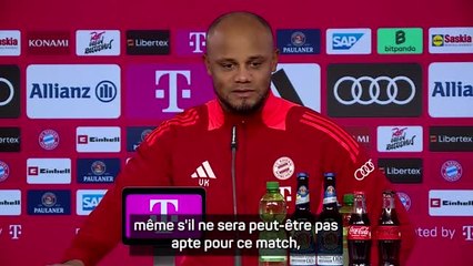 Bayern - Kompany : "J'espère que Kane aura un rôle à jouer demain"