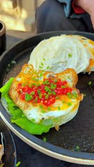 Chinese burger Grandma's Egg Dinner