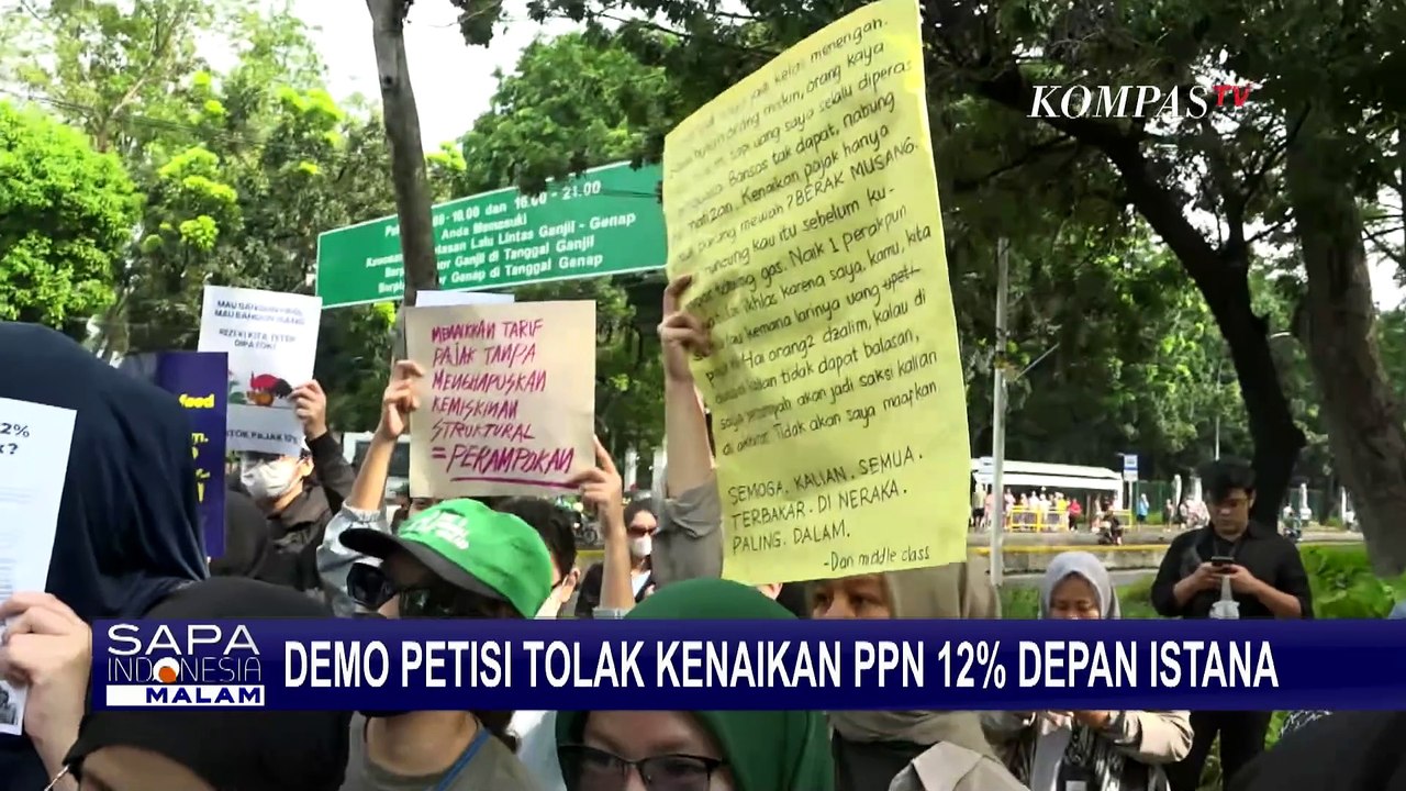 Tolak Kenaikan PPN 12 Persen, Warga Demo di Depan Istana | SERIAL HARGA NAIK