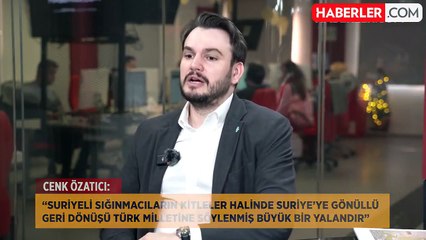 İYİ Parti Genel Başkan Yardımcısı Özatıcı: Suriyeli sığınmacıların geri dönüşü büyük bir yalandır