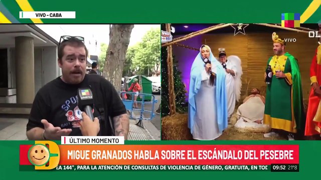 Migue Granados habló del sketch del pesebre en Olga: Cuando se ofende hay que pedir perdón