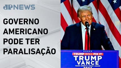 Trump rejeita acordo de financiamento no Congresso