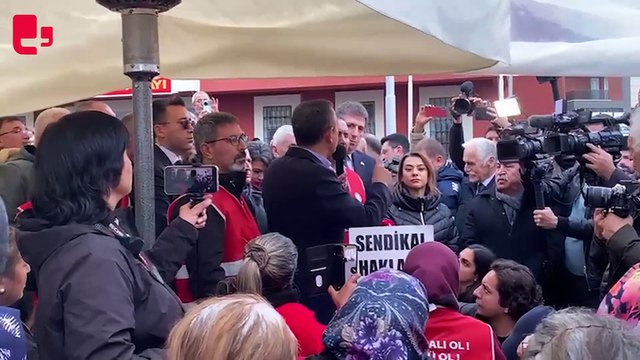 CHP lideri Özel, Polonez işçilerinin direniş çadırında