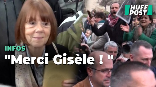 La foule ovationne une dernière fois Gisèle Pelicot après le verdict