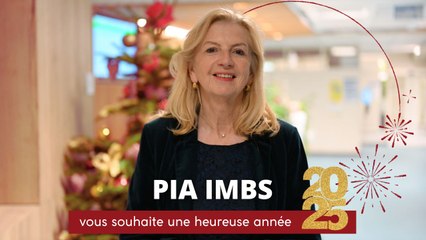 Pia Imbs, présidente de l’Eurométropole de Strasbourg, vous souhaite une heureuse année 2025