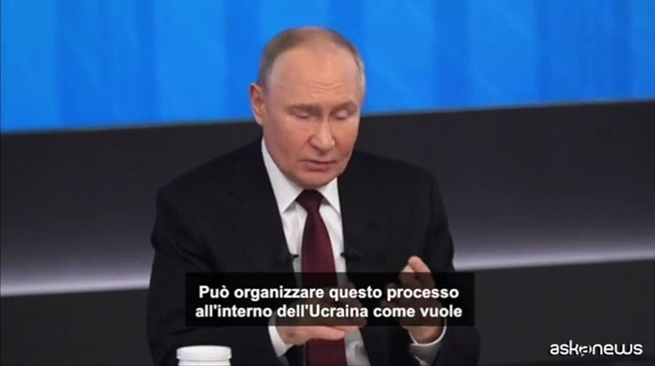 Putin: s? ad accordo di pace, ma con un potere legittimo in Ucraina