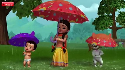 Pani Barsa Cham Cham Rhyme _ Hindi Rhymes for Children _ Infobells