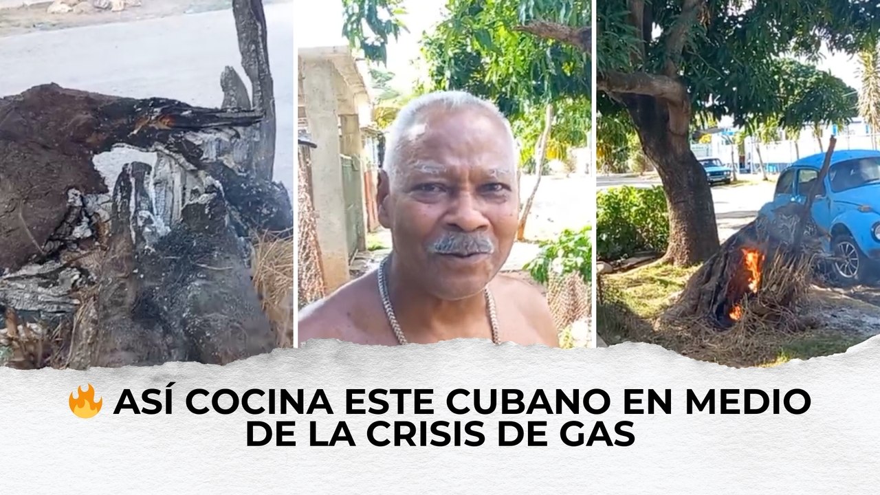 🔥 Así cocina este cubano en medio de la crisis de gas