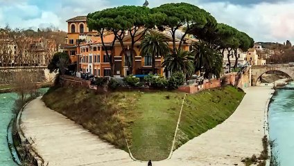 CONCLUSI LAVORI PROTEZIONE ISOLA TIBERINA