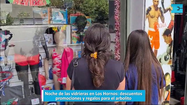 Noche de las vidrieras en Los Hornos: descuentos, promociones y regalos para el arbolito