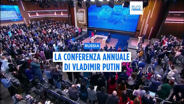 Putin alla conferenza di fine anno: in Ucraina non abbiamo bisogno di tregua ma di pace duratura