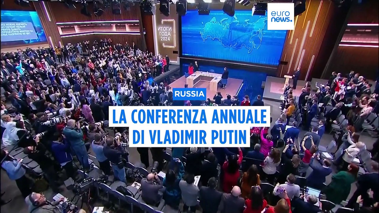 Putin alla conferenza di fine anno: in Ucraina non abbiamo bisogno di tregua ma di pace duratura