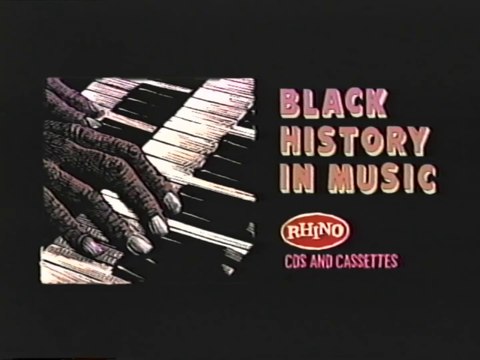 Rhino Home Video - Black History in Music Albums VHS Promo (1999) (HQ Replace Version)