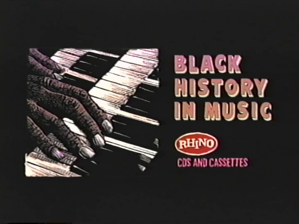 Rhino Home Video - Black History in Music Albums VHS Promo (1999) (HQ Replace Version)