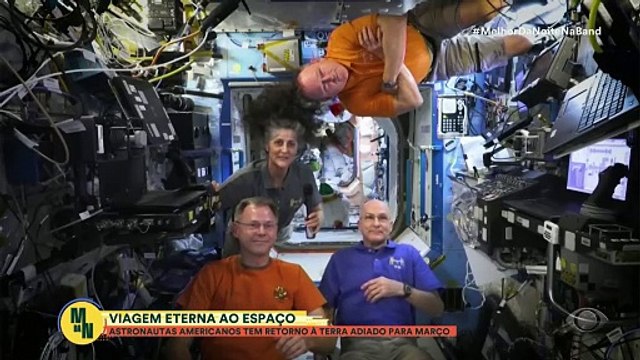 Viagem eterna ao espaço: astronautas americanos tem retorno adiado | Melhor da Noite