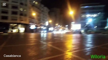 A Magical Night Stroll Through Casablanca's Enchanting Streets