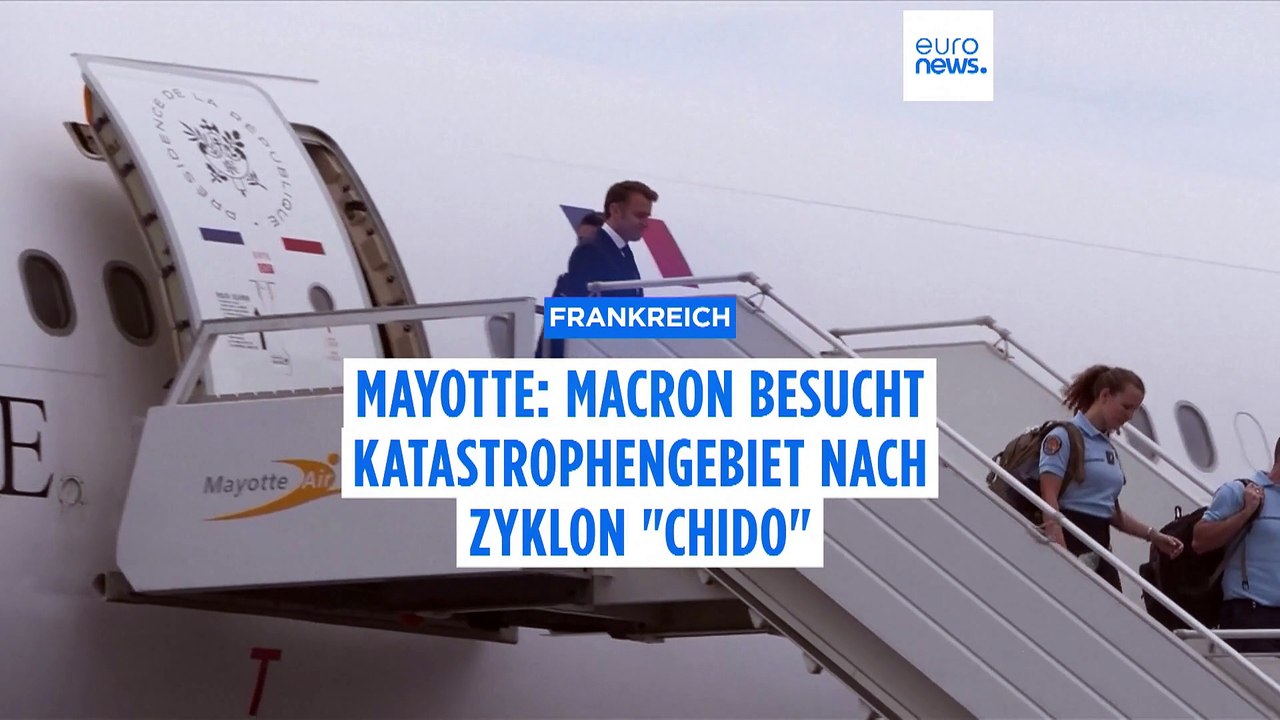 Mayotte: Macron besucht Katastrophengebiet nach Zyklon 'Chido'