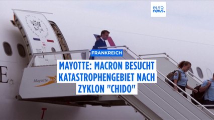 Mayotte: Macron besucht Katastrophengebiet nach Zyklon "Chido"