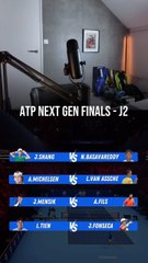 Mes avis pour la 2ème journée des Next Gen Finals 🎾