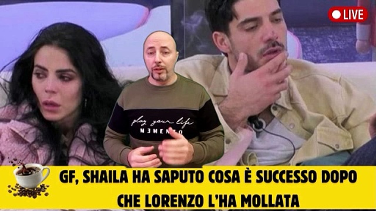 GF, Shaila ha saputo cosa è successo dopo che Lorenzo l’ha mollata