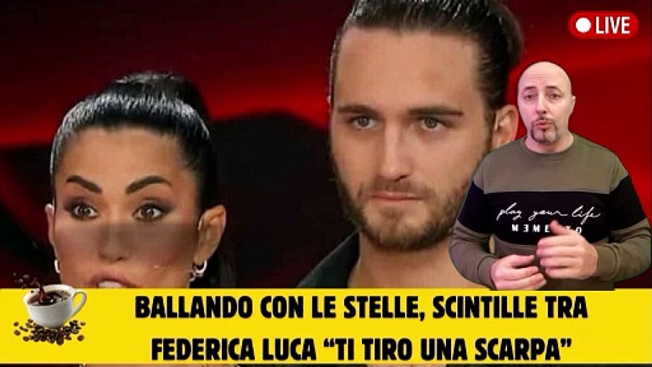 Ballando con le Stelle, scintille tra  Federica Luca “Ti tiro una scarpa”