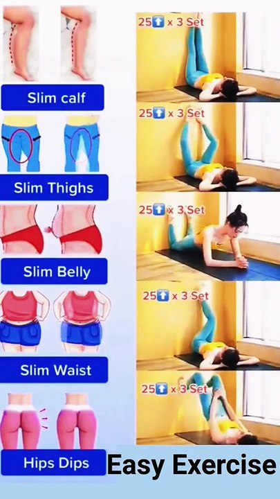 Easy exercises for beginners at home #workouts #Fitness #exercises #viral #foryou #homegym #fyp